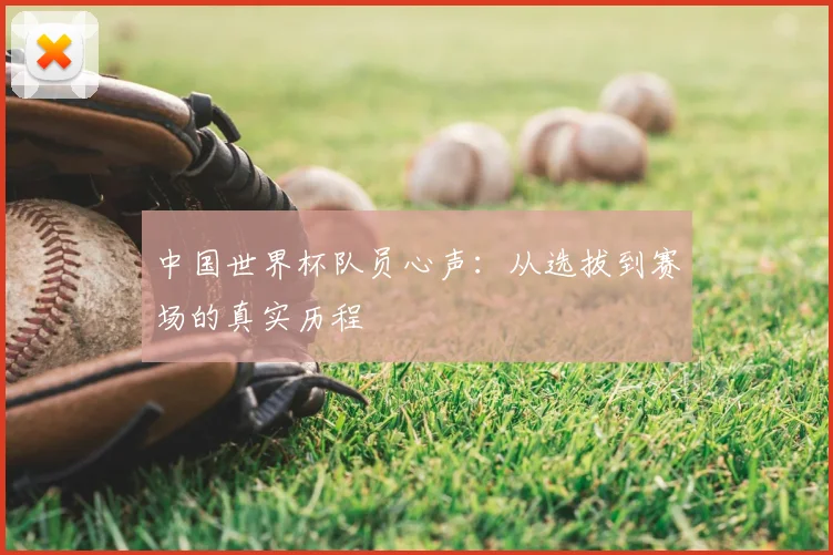 中国世界杯队员心声：从选拔到赛场的真实历程